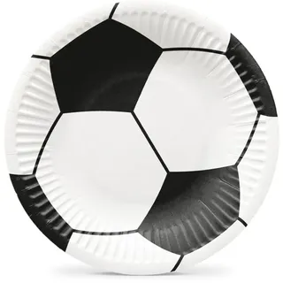 PAW Pappteller Ø 18 cm, 8 Stück - Fußball