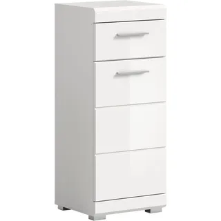 xonox.home Linus Standschrank 30 x 79 x 31 cm Weiß/Braun