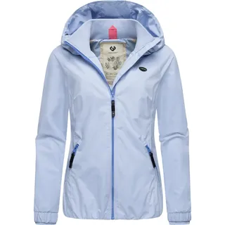 Outdoorjacke RAGWEAR "Übergangsjacke Dizzie", Damen, Gr. 5XL, blau (cloud024), Obermaterial: 100% Polyester PES.  Obermaterial: Futter: 100% Polyester PES. 100% Polyester PES., Jacken Outdoorjacke