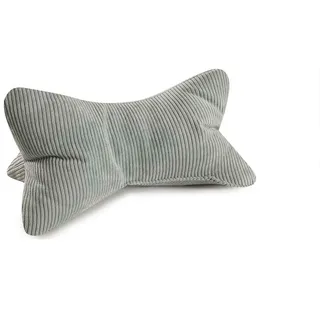 MAGMA Leseknochen INGA, Cord Look,Farbe Mint, 42cm x 22cm, ergonomische Form für Nacken- oder Lendenstütze, Flexible Stütze für Bücher, E-Books oder Tablets