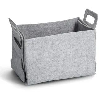 Zeller Aufbewahrungskorb 36 x 25 x 23 cm 1-tlg. grau