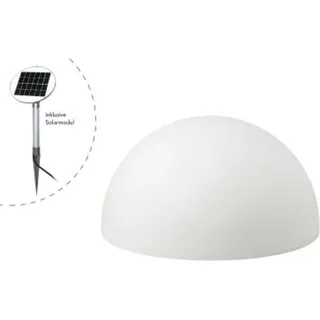 Halbkugelleuchte Shining Sunrise 50 (Solar) - Weiß