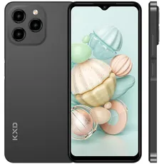 EL KXD A07 Handy Ohne Vertrag, 8GB+128GB/256GB Erweiterbar, 6.52" HD+ Display 4500mAh Android 12 4G Smartphone Günstig,Octa Core Prozessor, 13MP Panorama Kamera,Dual SIM 3 Steckplatz,Typ C,GPS-Schwarz