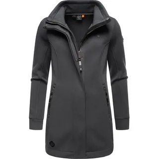 Ragwear Kurzjacke »Sweatjacke Letrice Bonded«, grau