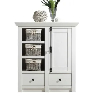 furn.design Highboard 105 x 115 cm Weiß