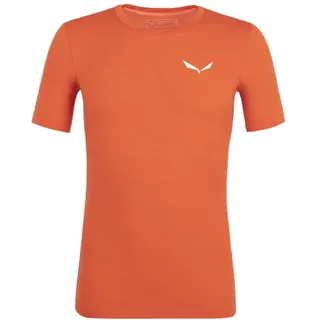 Salewa Zebru Fresh Merino Responsive T-Shirt Men, red orange, XL