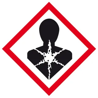 SafetyMarking 21.B1031 GHS-Gefahrenpiktogramm 08 Gesundheitsgefahr Folie selbstklebend (B x H) 100mm x 100mm 1St.