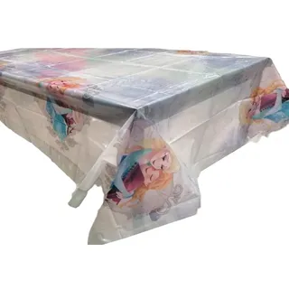 ALMACENESADAN, 5165 Party-Set für Geburtstage, Tischdecke, 120 x 180 cm, Lizenzprodukt (Frozen)