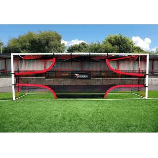 Precision - Zielnetz, Training RD2399 (487,68 cm x 213,36 cm) (Schwarz/Rot)