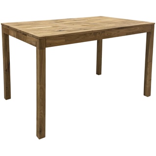 Livetastic Esstisch Braun, Holz, Wildeiche, massiv, eckig, 70x75x110 cm,