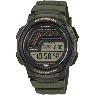 Casio Multifunktionale Herrenuhr WS-1800 Kautschuk 45 mm 3AVEF