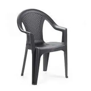 Stuhl IN Pp Mit Armlehne Ischia Anthrazit