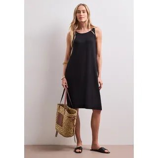 STREET ONE Kleid Knielang Schwarz 40