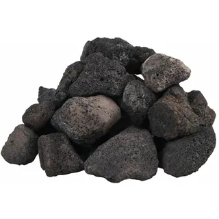 vidaXL Lavagranulat, Lavastein Biologische Filter, Multifunktional Lavamulch für Aquarium Landschaftsbau, Vulkangestein Garten Deko Steine, Schwarz 10 kg 5-8 cm