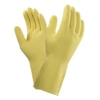 BERTOZZI Gelbe Plüschhandschuhe 30 cm, Maße: Medium, Siehe Foto, Come