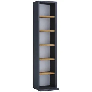 VCM Standregal 21 Eiche 21 x 21 x 21 cm Grau