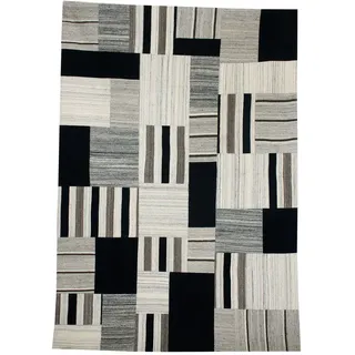 Kayoom »Radical 325« rechteckig 15 mm Höhe Handgewebter Jacquard Kilim, hochwertige Materialmischung.,