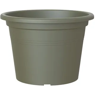 Artevasi Venezia Cilindro Blumentopf, Matte Recyceltes Plastik, 45cm, Trockengrün