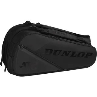 Dunlop ATP-Performance Tasche für 12 Schläger, Schwarz-Schwarz