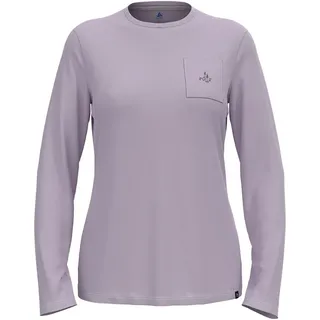 Odlo Merino 200 Pocket Langarm-baselayer - Misty Lilac - XL