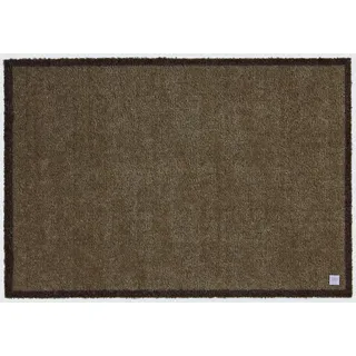 Barbara Becker Fußmatte "Touch, Made in Belgium" rechteckig 10 mm Höhe Schmutzfangmatte, In- und Outdoor geeignet, waschbar, sand
