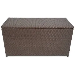 vidaXL Garten-Aufbewahrungsbox Braun 120x50x60 cm Poly Rattan