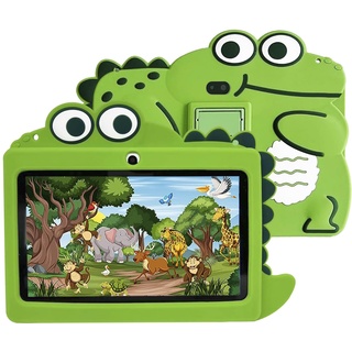 DAM Tablet für Kinder, K706, WiFi, Betriebssystem, Android 7, 17,8 cm (7 Zoll), 1024 x 600 Pixel, MTK 6735, 1 GB RAM + 8 GB, Dual-Kamera, Farbe: Grün