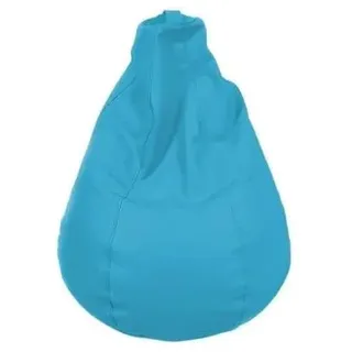 SHIITO Hudson - Sitzsack in Birnenform, kompaktes und anspruchsvolles Design, bequemer Sitz für Wohnzimmer, Schlafzimmer und Büro, Türkis, 110 x 85 cm