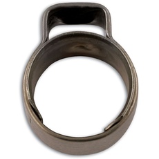 Connect 30827 1-Ohr-Schlauchklemme mit Einsatzring, 11,5-13,8 mm, 25 Stück