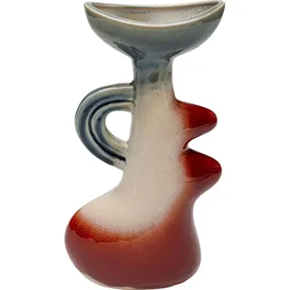 Kare Design Vase Lighthouse Grip, Mehrfarbig, Deko Vase, Blumenvase, Keramik, handgearbeitet, Unikat, 34 cm (H)