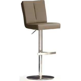 MCA Furniture »BARBECOOL Barhocker Bistrostuhl Tresenhocker« () mit Rückenlehne, Bodenplatte rund, 180°drehbar, Sitzhöhe von 56-81 cm