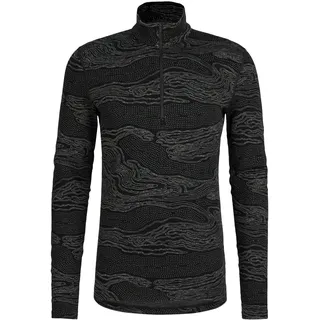 Icebreaker Merino 260 Vertex Snow Guide Langarm-baselayer - Black / Galaxy / J - L