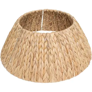 Fééric Lights and Christmas Baumständerüberzug Wasserhyazinthe Ø 56 cm , Beige , Naturmaterialen , 56x22x56 cm , Dekoration, Weihnachtsdekoration
