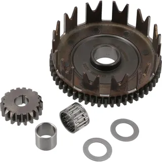 Set: Kupplungskorb mit Antriebsritzel, gerade verzahnt, 18:53 - für Simson S50, KR51/1 Schwalbe, SR4