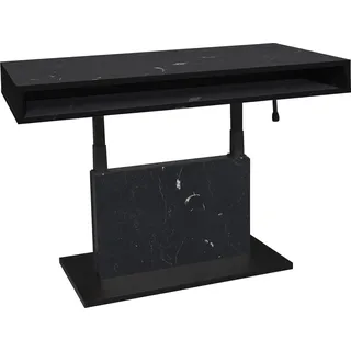 Mäusbacher Lift Couchtisch Schwarz Metall 110 x 59-78 x 60 cm