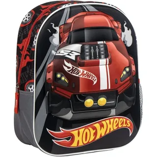 Hot Wheels 3D Rucksack, Tasche 31 cm - Schwarz