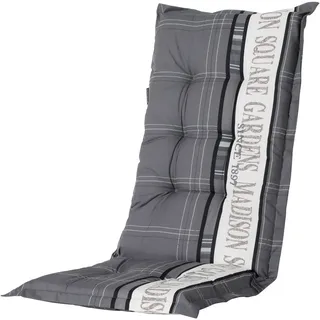 MADISON N.Y Sitzkissen 50 x 50 x 5 cm grau 4-tlg.