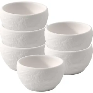 Villeroy & Boch Manufacture Rock Blanc Eierbecher ø 4,8 cm 6er Set
