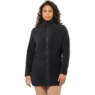 Jack Wolfskin Damen High Curl Fleecemantel black XS