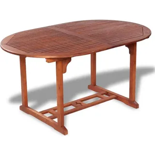 vidaXL Gartentisch Ausziehtisch (150-200)x100x74 cm Braun