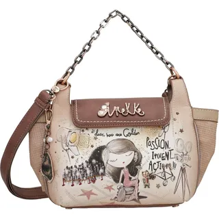 Anekke Umhängetasche Handtasche Hollywood Crossbody Bag With Metal Handle Multicolor mehrfarbig - Bunt