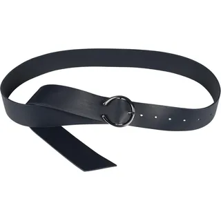 styleBREAKER Taillengürtel "Taillengürtel mit Hufeisen Schnalle" 1 Stk., dunkelblau