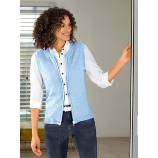 Casual Looks Strickweste, blau