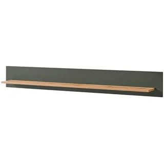 furn.design Wandboard 150 x 20 cm Grün/Eiche