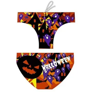 Turbo Halloween Pumpkin Badeslip - Multicoloured - 4XL