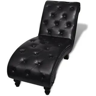 vidaXL Chaiselongue Braun Kunstleder - Braun