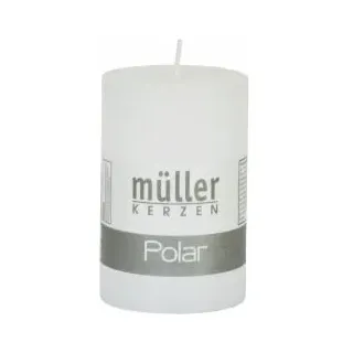 seit 1744 müller kerzen Polar Stumpenkerzen 90 x 58 mm 6 St. weiß