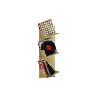 VCM Wandregal Sulda 33 x 107 x 26 cm Honig-Eiche
