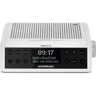 Nordmende Transita 115 Uhrenradio, DAB+ - Weiß