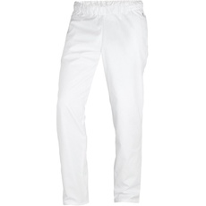 Bild 1645-400-21-Mn Unisex-Hose, mit Gummizug in der Taille, 215,00 g/m2 Stoffmischung, weiß,